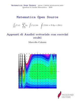 cover image of Appunti di Analisi vettoriale con esercizi svolti